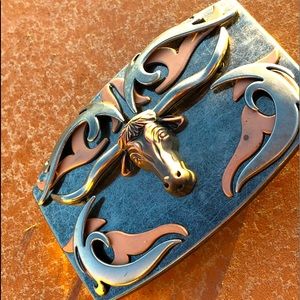 GH423 Belt Buckle simple yet a statement piece all at the same time Custom made